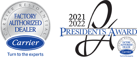 Carrier Factory Authorized Dealer and Presidents Award Winner