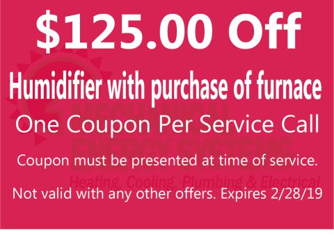 $125.00 Off humidifier purchase $125.00 Off humidifier purchase