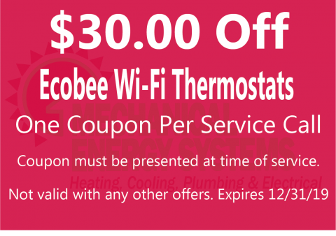 $30.00 off select wi-fi thermostats $30.00 off select wi-fi thermostats