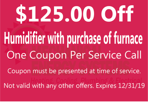 $125.00 Off humidifier purchase $125.00 Off humidifier purchase