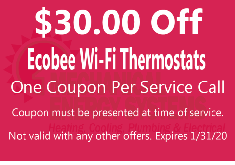 $30.00 off select wi-fi thermostats $30.00 off select wi-fi thermostats