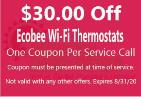 $30.00 off select wi-fi thermostats $30.00 off select wi-fi thermostats