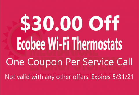 $30.00 off select wi-fi thermostats $30.00 off select wi-fi thermostats