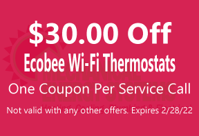 $30.00 off select wi-fi thermostats $30.00 off select wi-fi thermostats